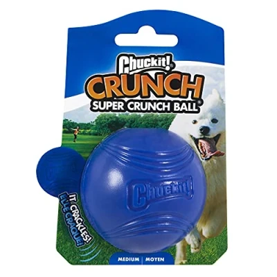 Image of Chuckit! Super Crunch Bal Blauw 6 cm