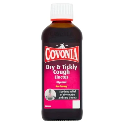 Image of Covonia dry &amp; Tickly Cough Linctus 150ml soothing relief of coughs and sore throats