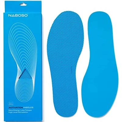 Image of Naboso Activation Sensory Insole, Thin Men&#039;s and Women&#039;s Textured Anti Fatigue Shoe Inserts That Best Stimulate The Feet to Improve Posture, Balance, Foot Strength.
