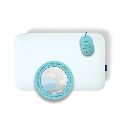 Image of Casper Sleep Hybrid Snow Pillow, Standard, White