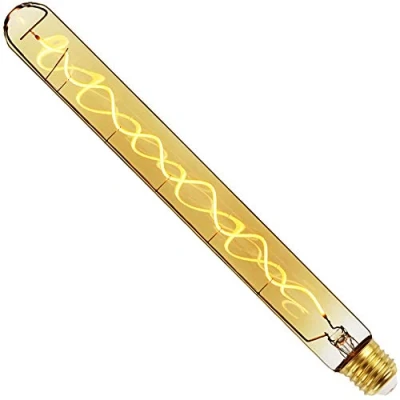 Image of Tianfan Led Bulbs Vintage Light Long Test Tube 4W Dimmable Spiral Filament 220/240V E27 Edison Decorative (T32 300mm)