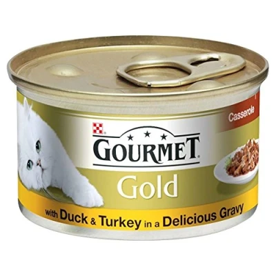 Image of Gourmet Gold with Duck &amp; Turkey in a Delicious Gravy (85g) Pack of 6