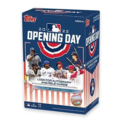 Image of Opening Day 2022 Topps Baseball Blaster Value Box 154 Trading Cards per