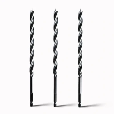 Image of hsawbit Wood Drill Bits, 3pcs x 6mm 230mm Auger Bit Extra Long Bits Plastic, Drywall Woodworking Hole