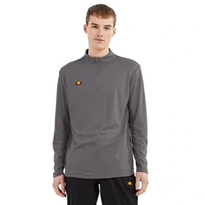 Image of ellesse Mens Rolbi 1/2 Zip Sweater Black XL
