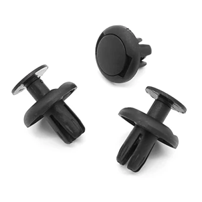 Image of VVO Fasteners Black Plastic Underbody Shields &amp; Insulation Panel Fastener Clips for BMW X5, (Pack of 10)
