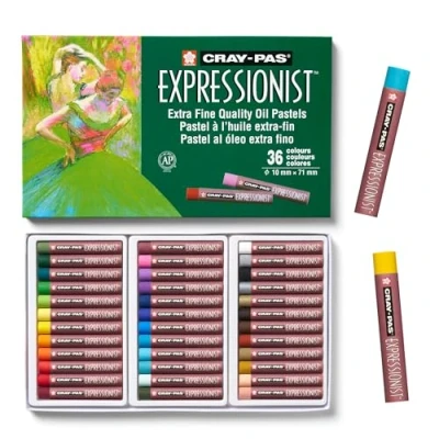 Image of Cray Non Expressionist 36 Pastels Assorted Oil Colours