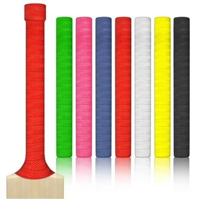 Image of ND Sports Cricket Bat Grips Premium Rubber Grip Tape for Maximum Hold &amp; Shock Absorption 4 Styles Multi Color Pack of 1 Durable