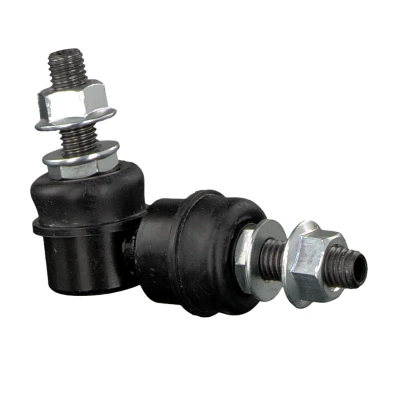 Image of 0004695626, 04695626, 4695626 Anti roll bar link FEBI BILSTEIN 41042 Front Axle Left, Right 91mm M12 x 1,75 with nuts black