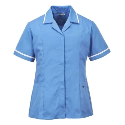 Image of Portwest Women&#039;s Classic Tunic Vetement De Travail, Tuniques Hospital Blue, L, UK