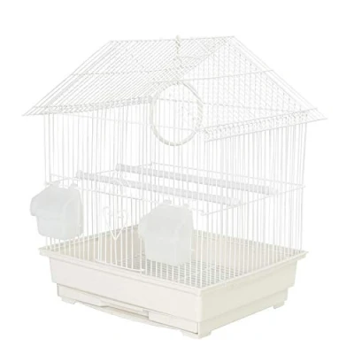 Image of KCT Lima Small Exotic Portable Bird Cage Travel Box White