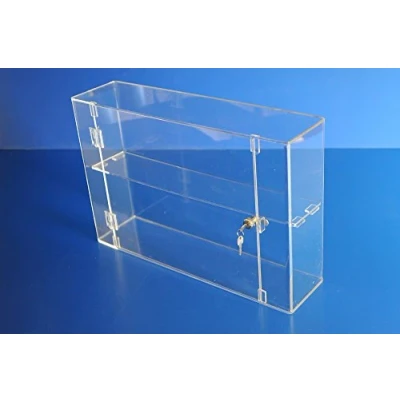 Image of Lockable Display Cabinet, Case With Secrurity Lock 400 x 600 150mm