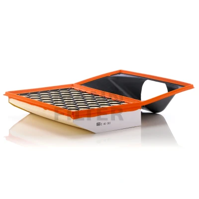 Image of 5801317096 Air Filter MANN C 40 001 61mm 318mm 400mm Insert IVECO: Daily 6 Pritsche/Fahrgestell, , V Box Body / Estate