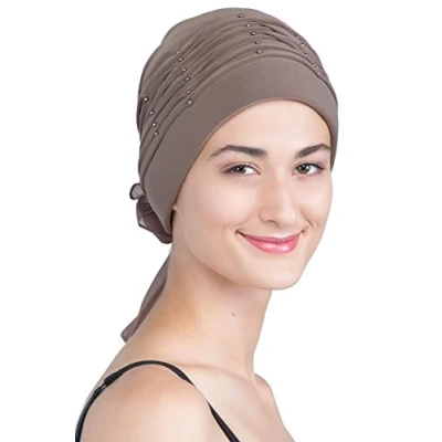 Image of Deresina Chemo Headwear Twisted Hat (Mink One Size)