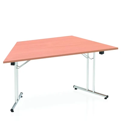 Image of Impulse 1600 Folding Trapezium Table Beech I000693