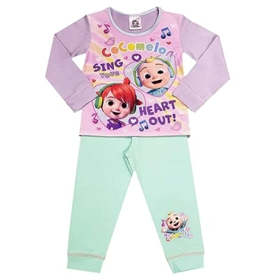 Image of Girls CoComelon Pyjamas Character Nightwear (CoComelon Sing, 18 24 Months)