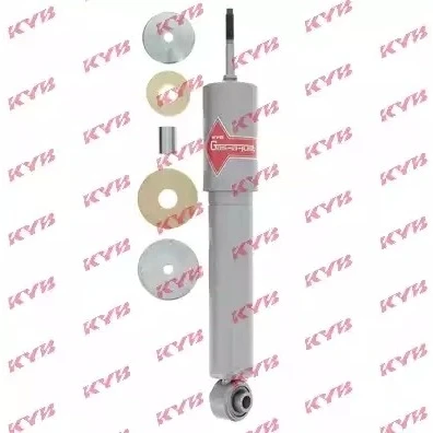 Image of MNC3540AA, MNC3540CA Shock Absorber KYB Gas A Just 555008 Rear Axle Pressure Monotube Telescopic Top pin, Bottom eye