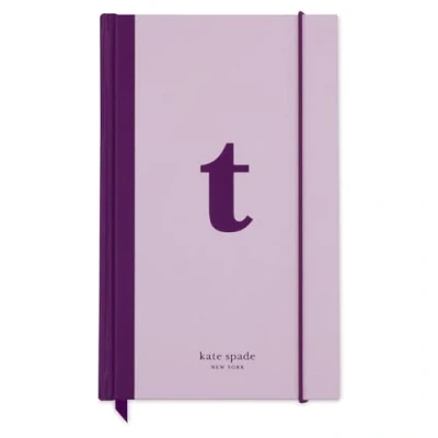 Image of kate spade new york Just Mine Notebook Journal, Monogram Cloth Hardcover 8.25&quot; x 5.25&quot;, Diary Includes 168 Lined Pages, (T)
