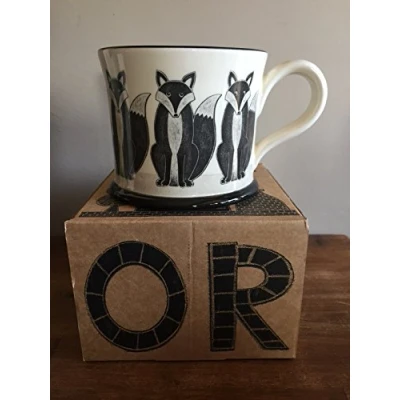Image of Moorland Pottery Fox Mug Gift Boxed