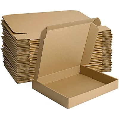 Image of HORLIMER 25 Pack Shipping Boxes, 33x25.4x5cm(13x10x2 inches) Corrugated Cardboard Mailing Box, Brown