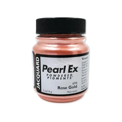 Image of Jacquard Pearl Ex Pigment .50 Oz Rose Gold