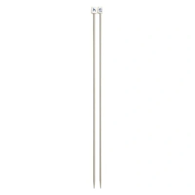 Image of Pony Single Ended Classic Knitting Pins, Aluminium, 40cm Long x 4.50mm