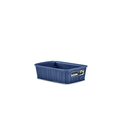 Image of Stefanplast Elegance Basket, Navy Blue, Small/20 x 14 6 cm
