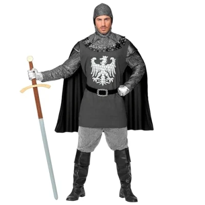 Image of W WIDMANN MILANO Party Fashion Knight Costume for Men, Middle Ages, Crusader, Carnival, Theme Parties