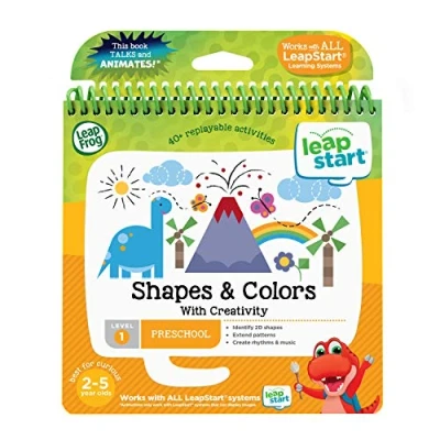 Image of LeapFrog 21503 LeapStart Nursery Shapes/Colours and Creative Expression Activity Book