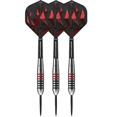 Image of Darts Corner Astrofire Personalised Ringed Steel Tip Dart Set 29g
