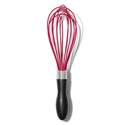 Image of Oxo Silicone 9&quot; Whisk, Red