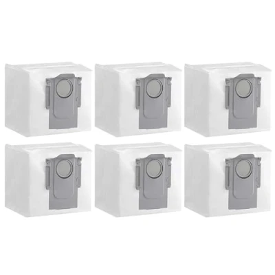Image of Chuancheng 6 Pcs Dust Bags Compatible with Roborock S8 Plus/ Pro Ultra/ S7 MaxV Q7 Max / MaxPlus/ Q8 Q5 Plus Vacuum Cleaner 3L Auto Empty Dock