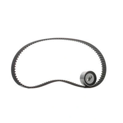 Image of 0K20112205, KK15012700A, KK15012700B, KK35012205, MB63012700E Timing belt kit SKF VKMA 94102 107 with rounded tooth profile MAZDA: 323 III Hatchback