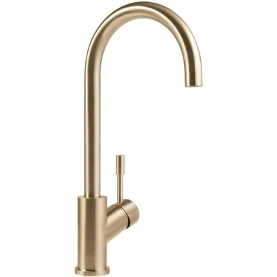 Image of Villeroy &amp; Boch 925300 Umbrella Kitchen Sink tap, Gold, Auslauf Höhe 275mm