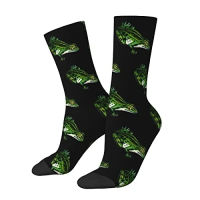 Image of KWQDOZF Frog Socks Funny Novelty Crew Gift for Men Women Teen