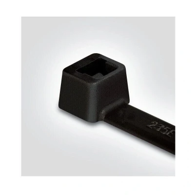 Image of HellermannTyton T50ROS.HB3P Cable Tie Nylon 200 x 4.6mm BK, Pack of 100