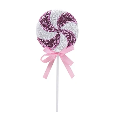 Image of Christmas Concepts® 36cm Giant Sparkly Sequin Lollipop Decoration Tree Ornaments 11 Colours Available