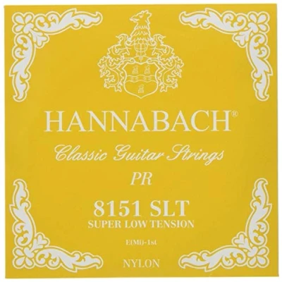 Image of Hannabach strings for classical guitar Seire 815 Super Low Tension Silver Special, (all purpose string almost every instrument, guitar, Made in Germany)