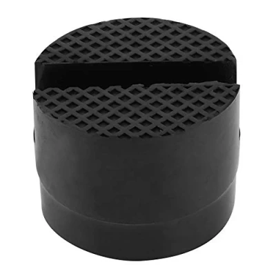 Image of Car Jacks Rubber Pad, Universal Floor Jack Guard Adapter Tool, Slotted Adapter, Frame Rail Protector For Trolley Pinch Weld Pad
