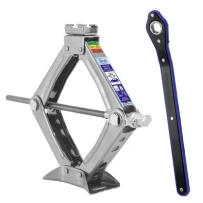 Image of alca Car Scissor Lift Jack With Speed Ratchet Vehicle Lifting Tool Kit 2T 2 Ton A436700