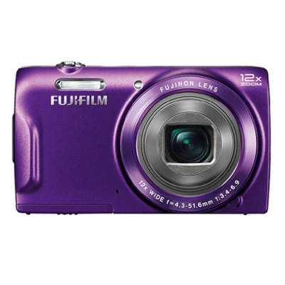 Image of Fujifilm FinePix T500 Digital Camera 16MP 12x Optical Zoom 2.7 inch LCD Purple (Renewed)