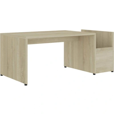 Image of vidaXL Coffee Table Sonoma Oak 90x45x35 cm Engineered Wood