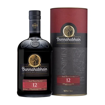 Image of Bunnahabhain 12 Year Old Islay Single Malt Scotch Whisky, 70 cl Sherry Finish