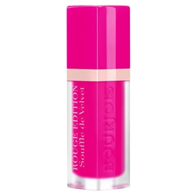 Image of Bourjois Rouge Edition Souffle de Velvet Liquid lipstick 5 Fuchsiamallow Pinks, 7.7ml