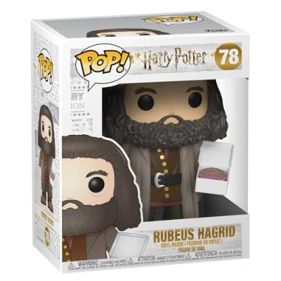 Image of Funko POP! HP: 6&quot; Rubeus Hagrid With Cake Harry Potter Collectable Vinyl Figure Gift Idea Official Merchandise Toys for Kids &amp; Adults Movies Fans Model Collectors