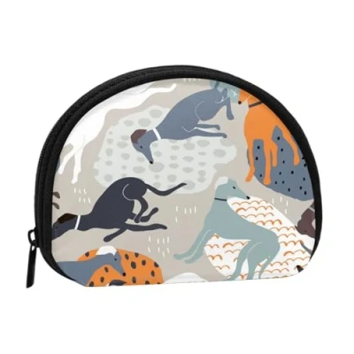 Image of Coin Purse,Purses Wallet Change Pouch Purse Mini Wallets for Women Girls Gift,Greyhounds Cute