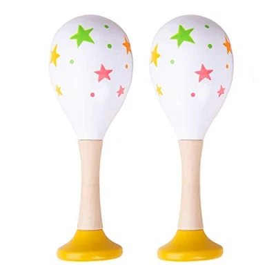 Image of Bigjigs Toys Wooden Maraca Children&#039;s Wood Instruments
