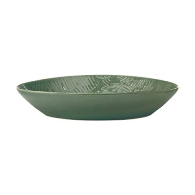 Image of Maxwell &amp; Williams DR0316 Panama Oval Serving Dish in Gift Box, Stoneware, Kiwi Green, 32 x 23 cm