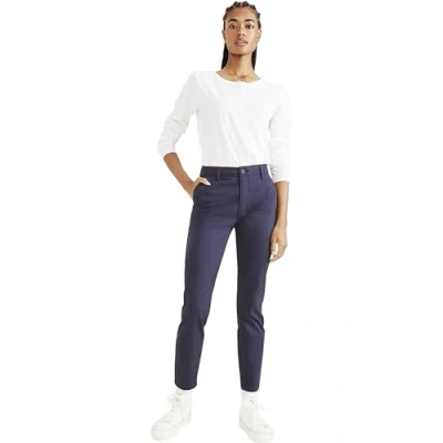Image of DOCKERS Women&#039;s Weekend Chino Skinny Pants, NAVY BLAZER, 30W Extra Long