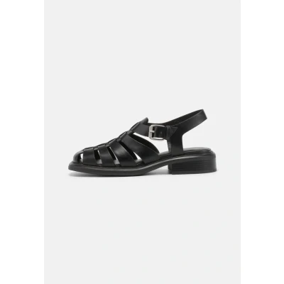Image of Vagabond Ellis Sandals, Women&#039;s, Size: 6, Black Leather